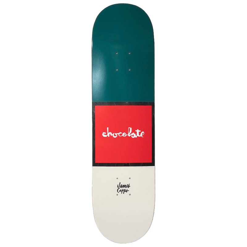 Chocolate Capps Red Square Skateboard Deck – 8.25