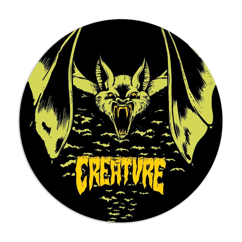 Creature Bat Relic Vinyl Sticker – Black