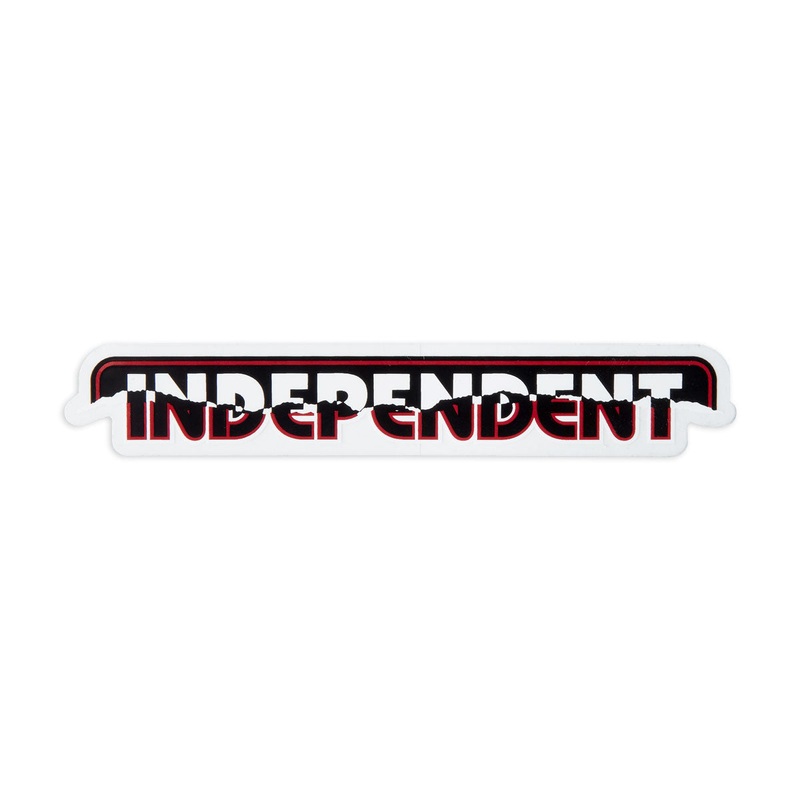 Independent Barhouse Clear Sticker – Black/Grey