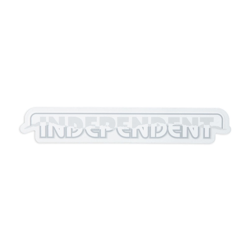 Independent Barhouse Clear Sticker – White/Grey