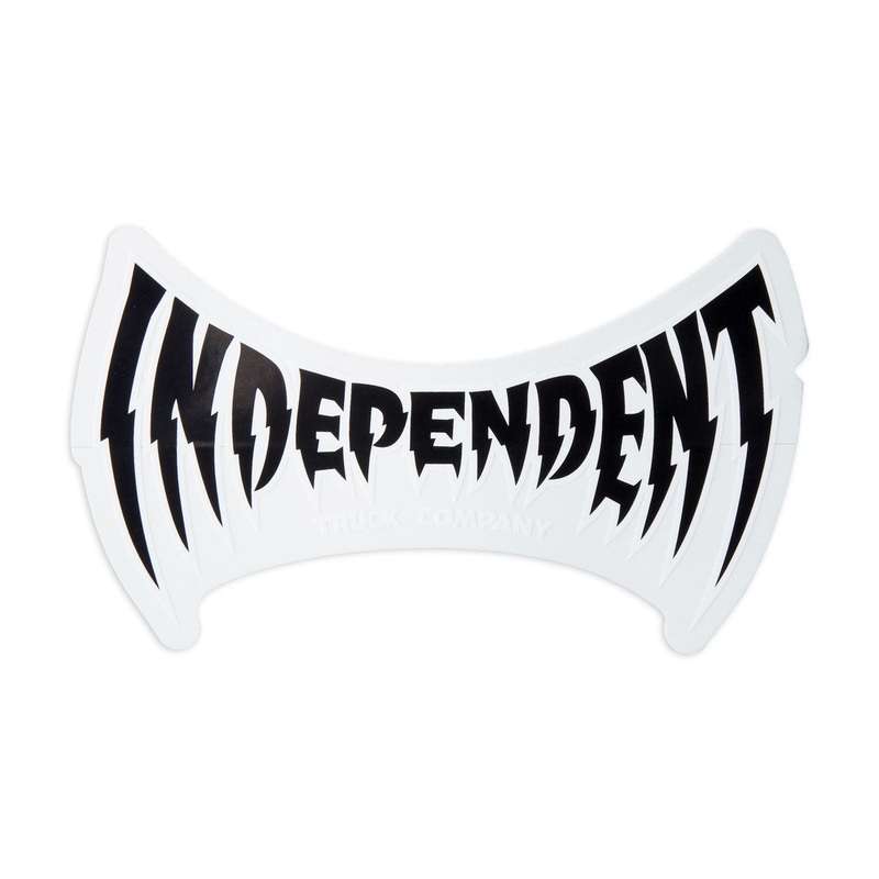 Independent Voltage Span Clear Sticker – White/Black