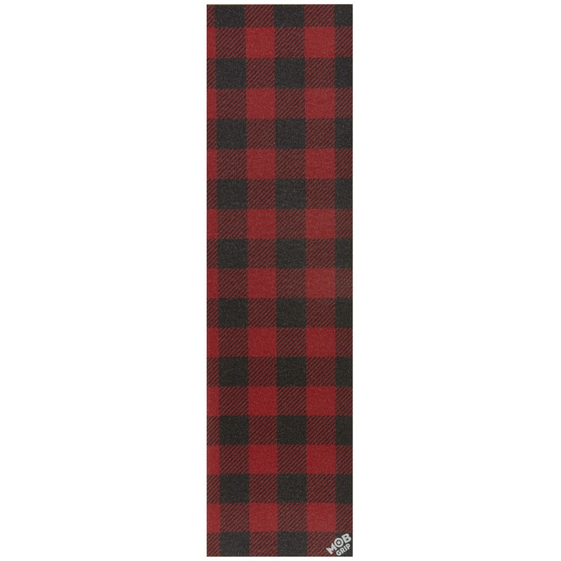 Mob Get Plaidical Grip Tape – Red