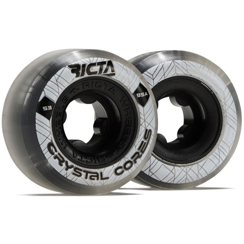 Ricta Crystal Cores 95a Skateboard Wheels – 53mm