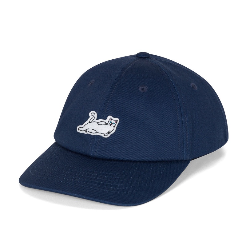 RIPNDIP Catstanza Dad Hat – Navy