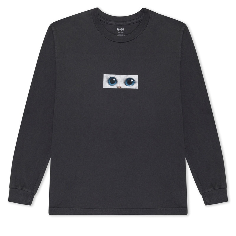 RIPNDIP Find Out Long Sleeve T-Shirt – Charcoal