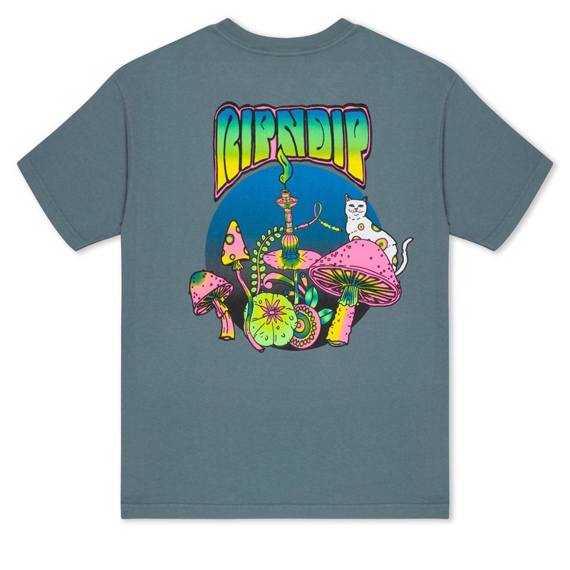 RIPNDIP Psychedelic T-Shirt – Light Charcoal