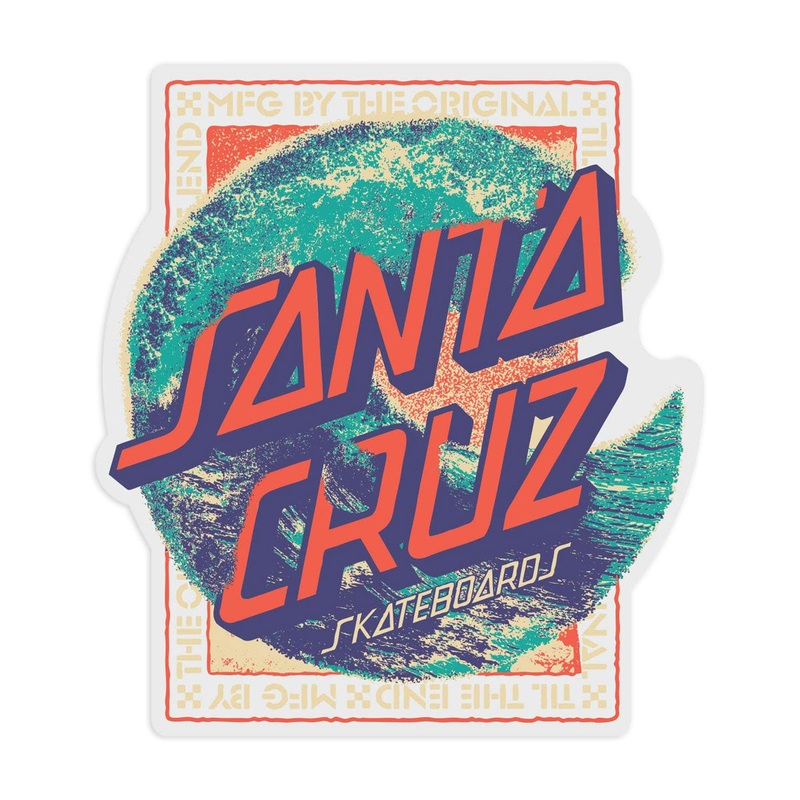 Santa Cruz Breaker Dot Clear  Sticker