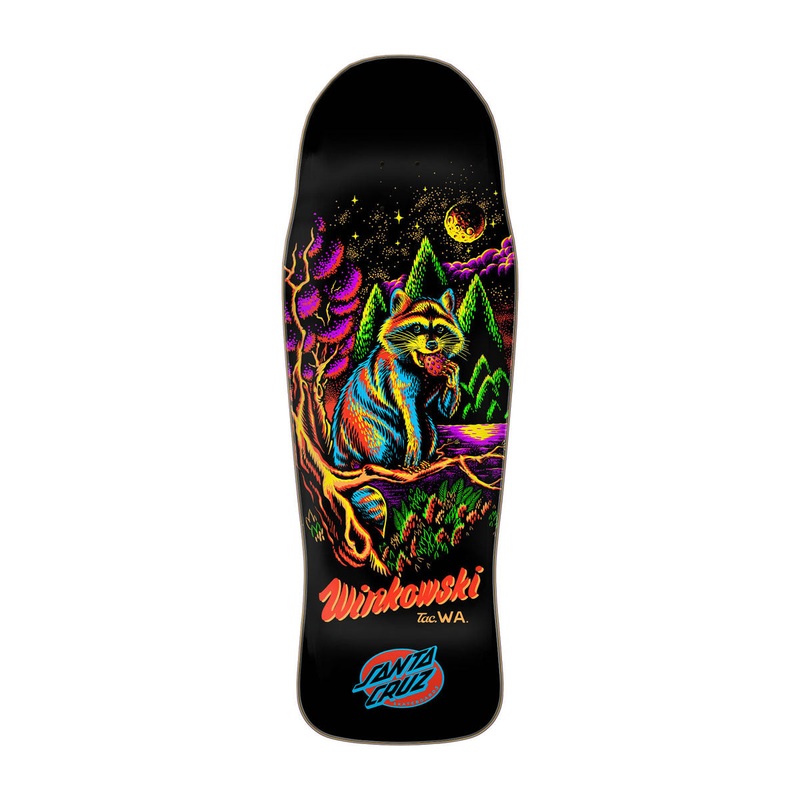 Santa Cruz Winkowski Trash Panda Shaped Skateboard Deck – 10.34