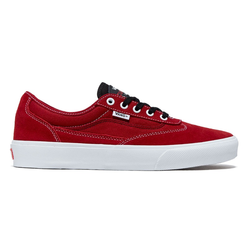 Vans Skate Curren Caples Shoes – Red/White