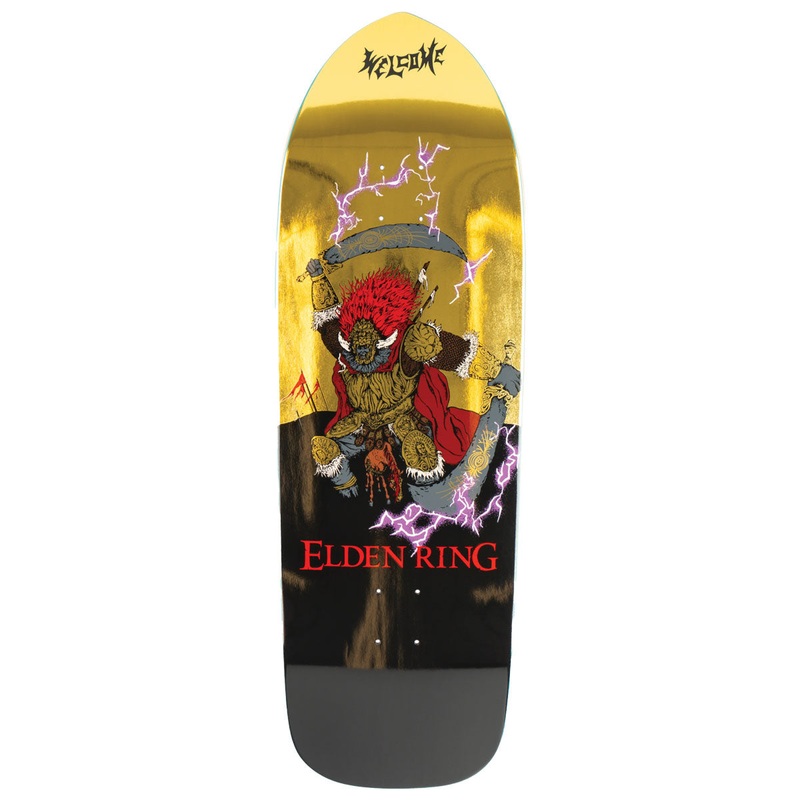 Welcome x Elden Ring Radahn On A Magic Bullet 2.0 Skateboard Deck – Black/Gold – 10.50