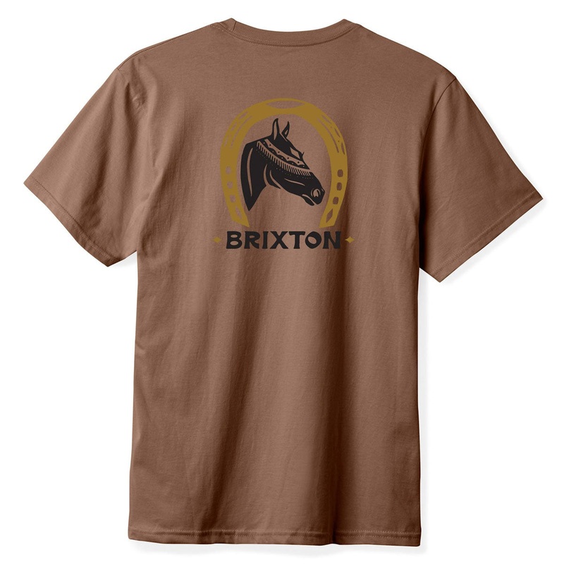 Brixton Blind Taylored T-Shirt – Pinecone Brown