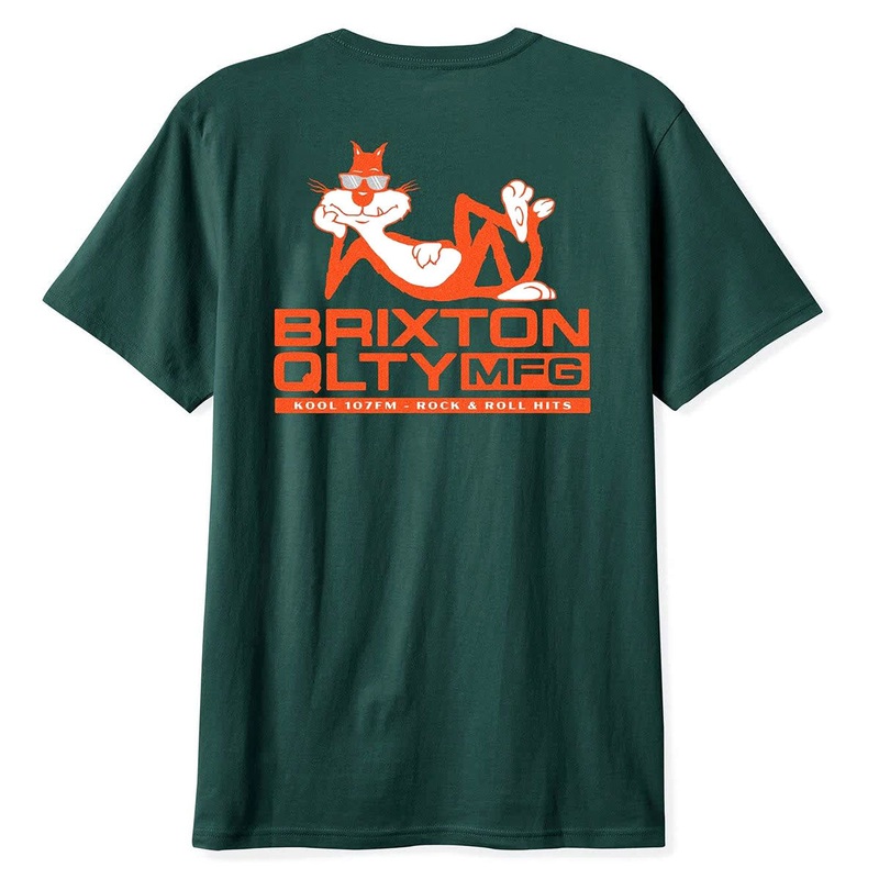 Brixton Cool Cat T-Shirt – Deep Emerald