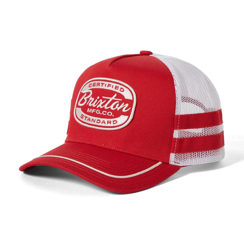 Brixton Copley Np Hp Trucker Hat – Red/White