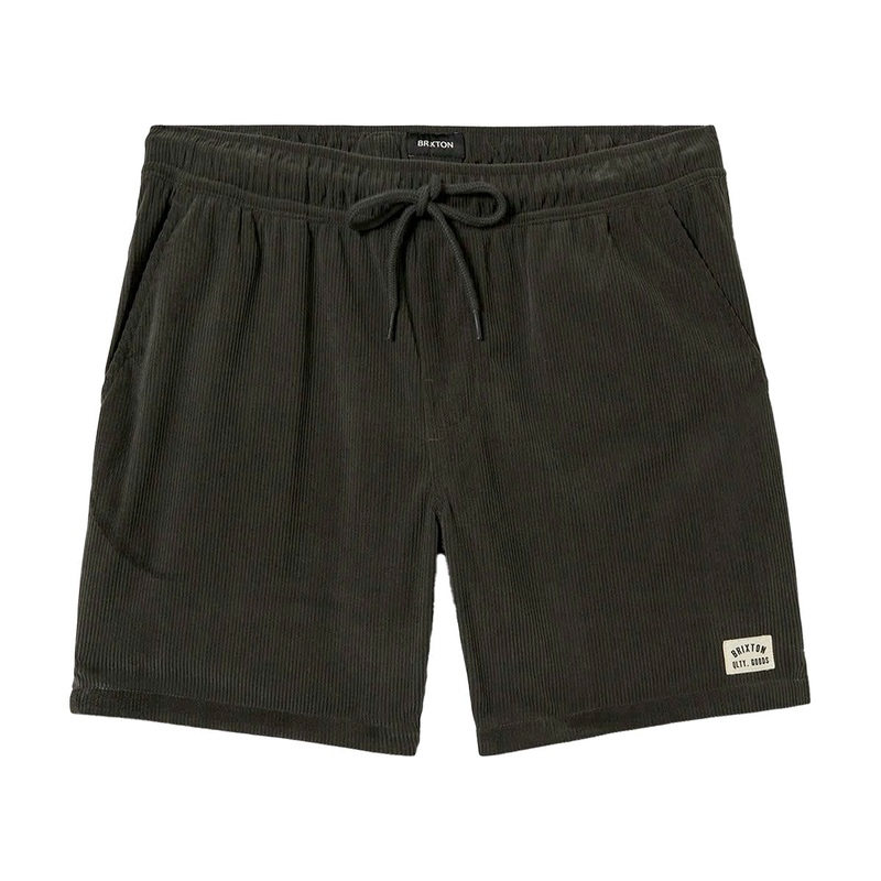 Brixton Everyday Corduroy Shorts – Washed Black