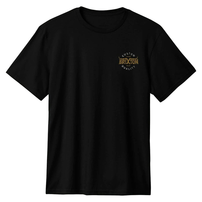 Brixton Gibson T-Shirt – Black Worn Wash