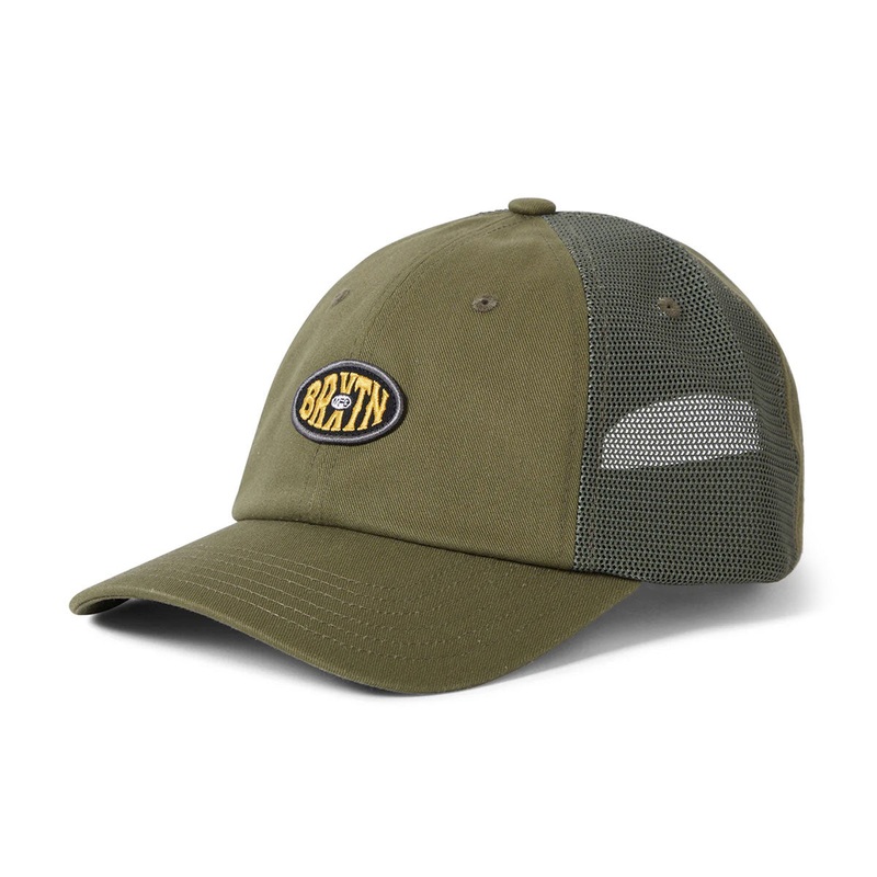 Brixton Largo Np Lp Snapback Hat – Olive/Olive
