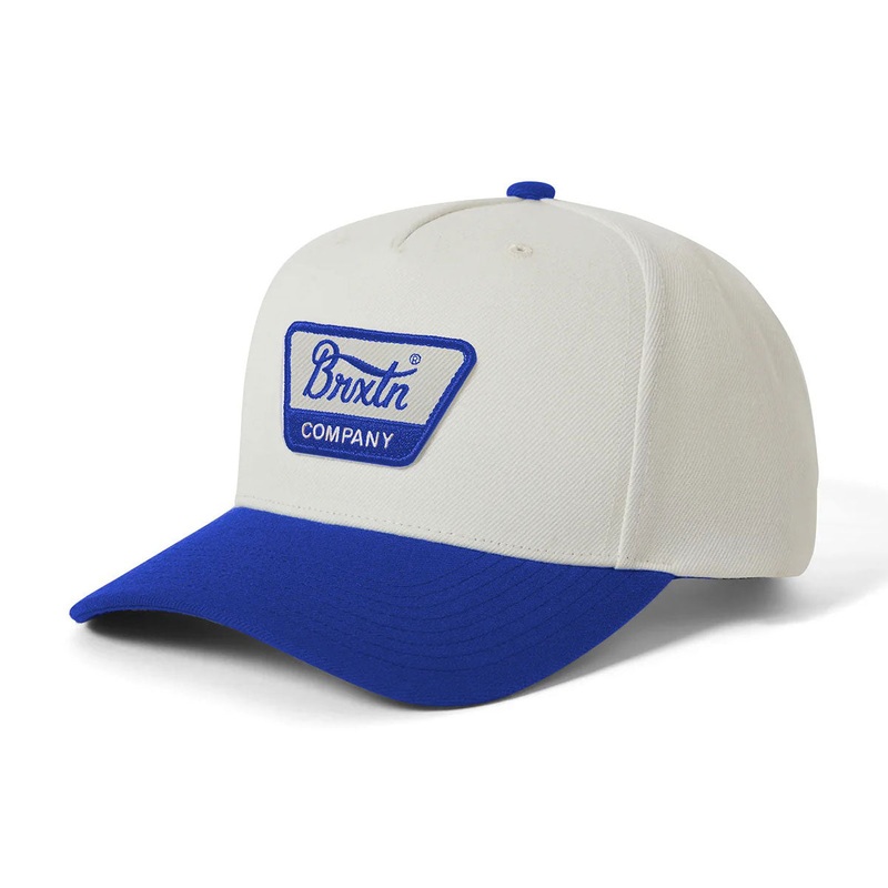 Brixton Linwood C Netplus Mp Snapback Hat – Royal/Off White