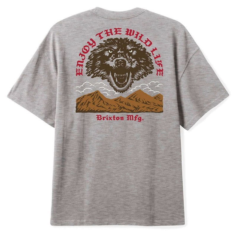 Brixton Mercy T-Shirt – Heather Grey