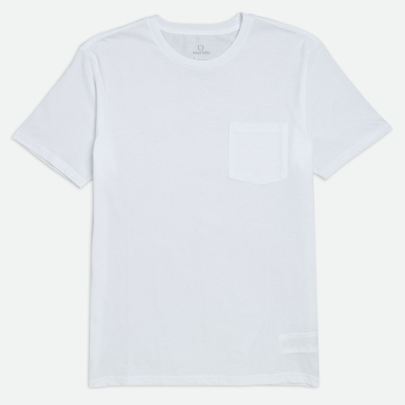 Brixton Premium Cotton Pocket T-Shirt – White