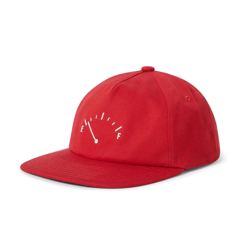 Brixton Running On Empty Np Lp Adj Hat – Crimson/White