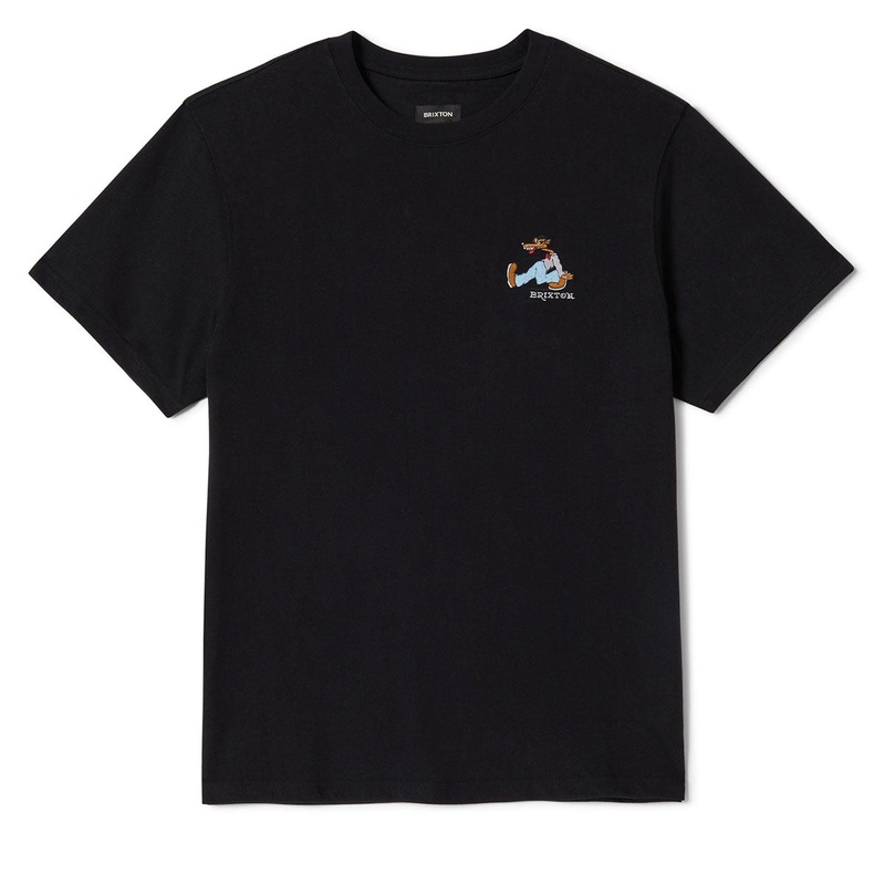 Brixton Stride Heavyweight T-Shirt – Black Classic Wash