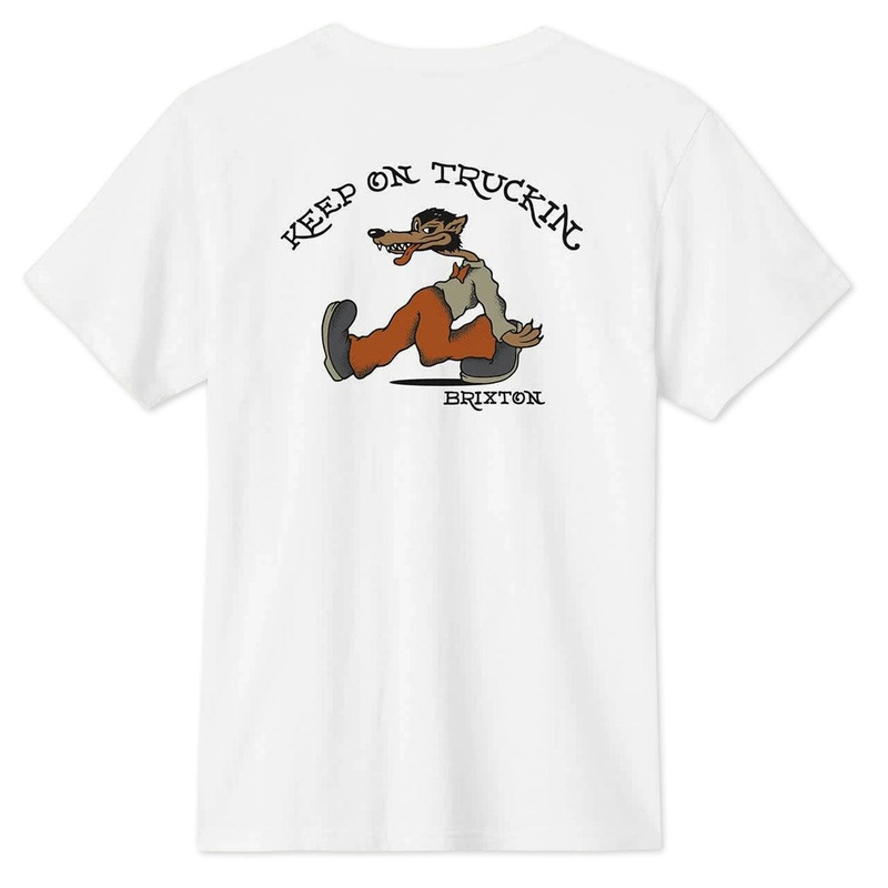 Brixton Stride Taylored T-Shirt – White