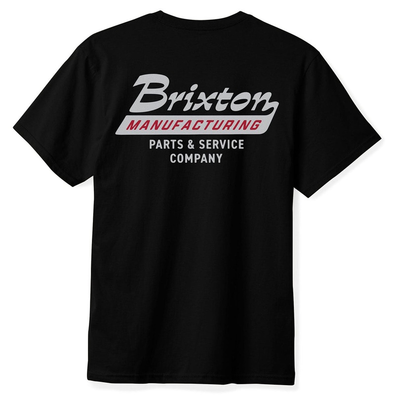 Brixton Township Taylored T-Shirt – Black/Smoke Grey