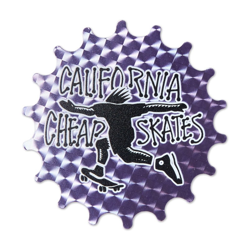 CCS Cheap Skates 1991 Sticker – Purple Prismatic