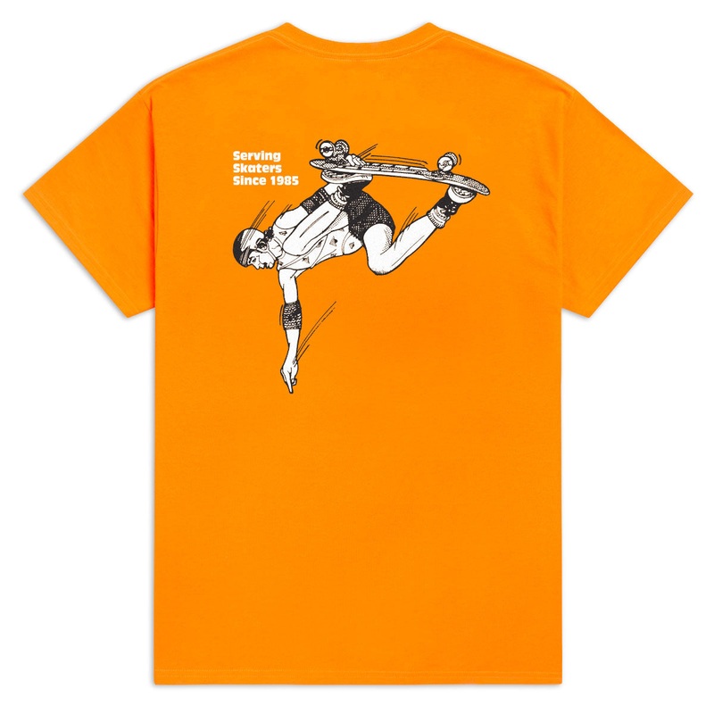 CCS June 1985 Ad T-Shirt – Orange/White