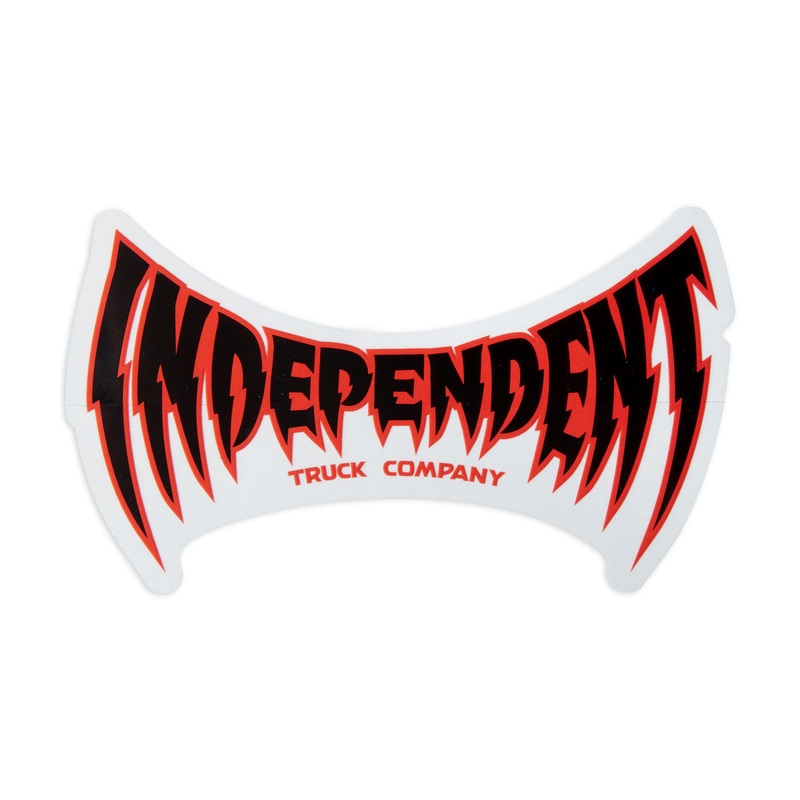 Independent Voltage Span Clear Sticker – Red/Black