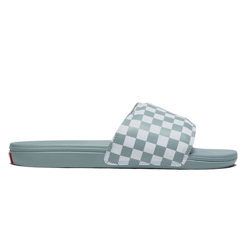 Vans La Costa Slide-On MTE Sandals – Checkerboard Light Grey