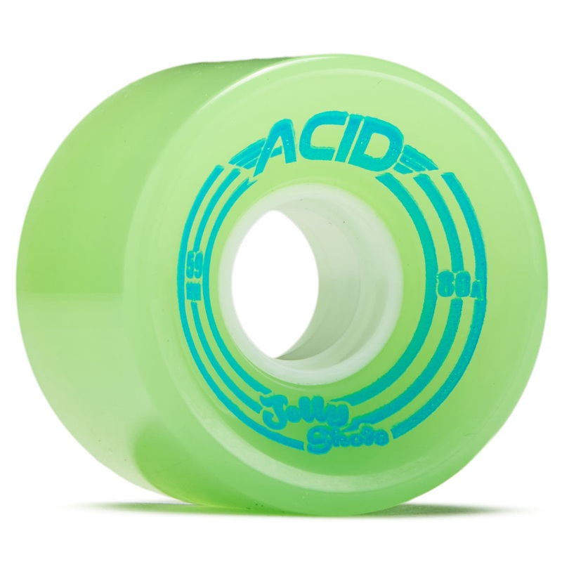 Acid Jelly Shots Skateboard Wheels – Green – 59mm