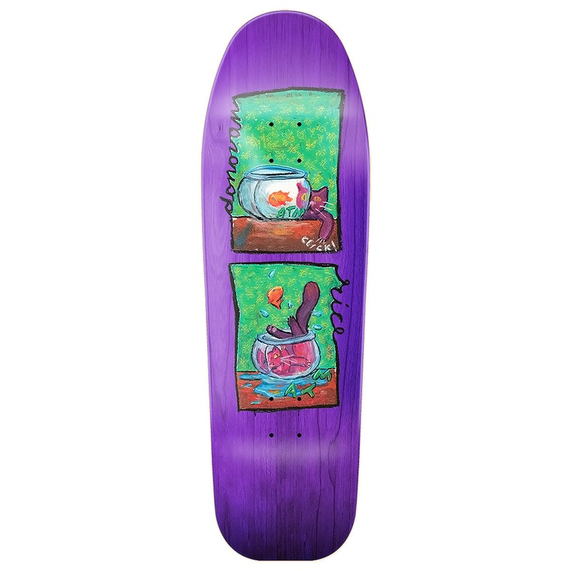ATM Donovan Rice Fish Bowl Shaped Skateboard Deck – 10.00