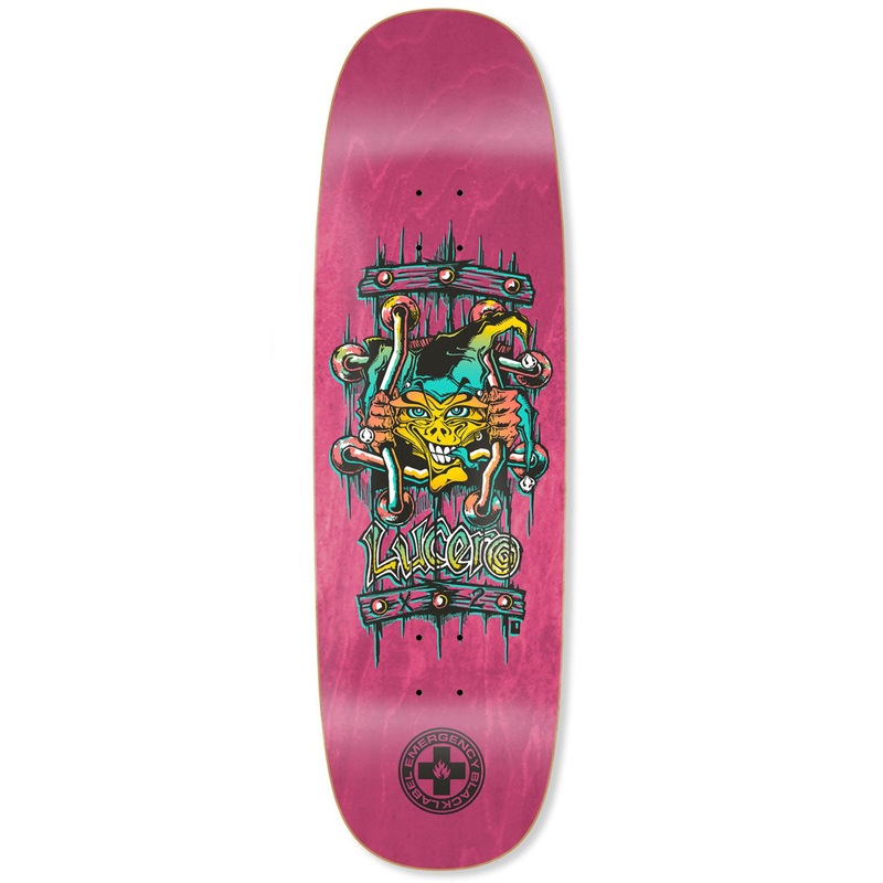 Black Label John Lucero X2 Tugboat Shape Skateboard Deck – 9.50