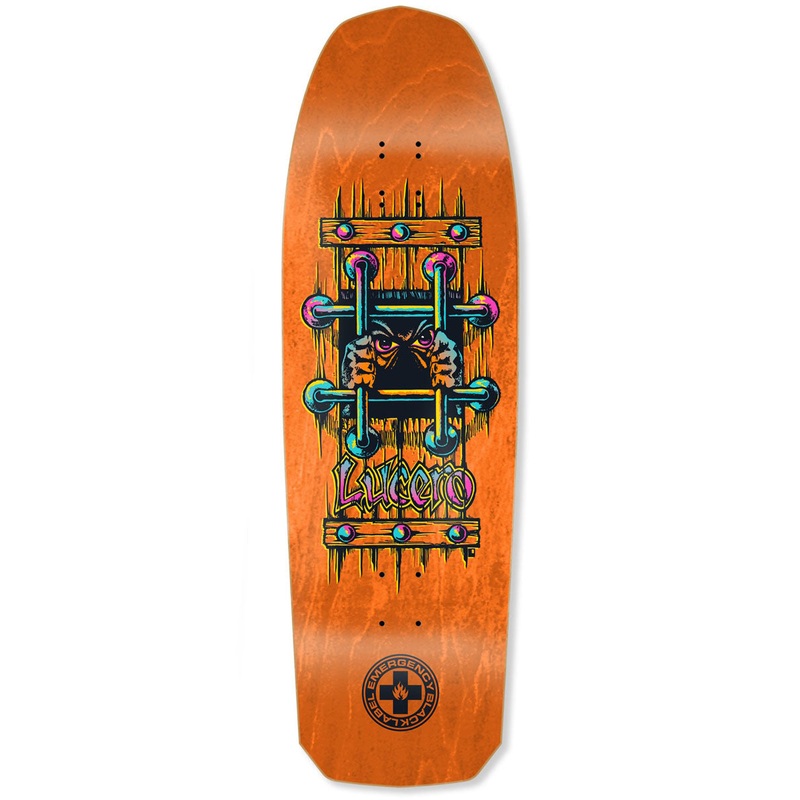 Black Label Lucero OG Bars Cross Shape Skateboard Deck – 10.00
