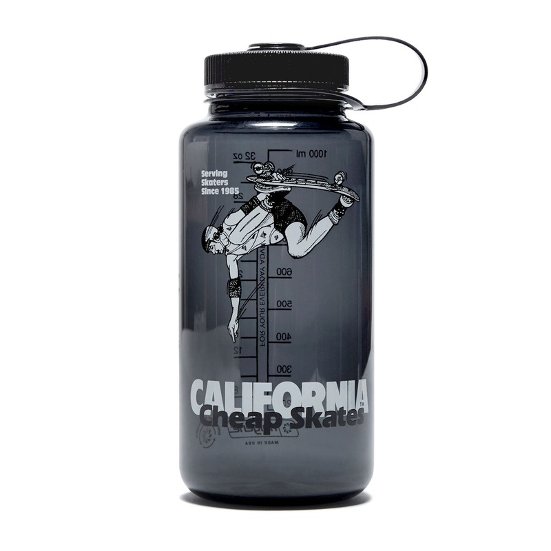 CCS June 1985 Wide Mouth Nalgene Water Bottle – Charcoal/Black – 32oz