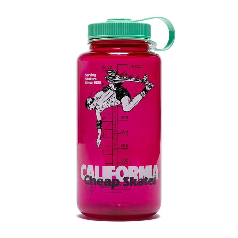 CCS June 1985 Wide Mouth Nalgene Water Bottle – Eggplant/Light Green – 32oz