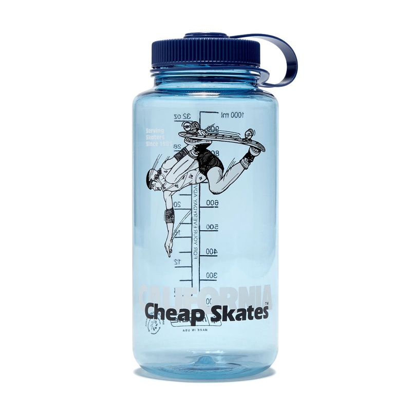 CCS June 1985 Wide Mouth Nalgene Water Bottle – Light Blue/Denim – 32oz