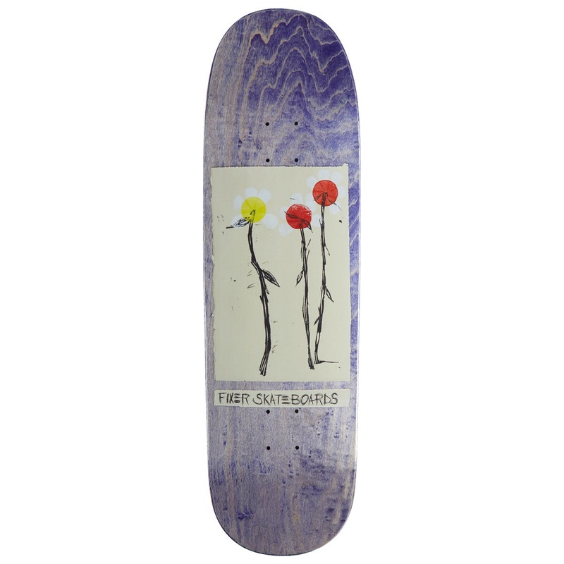 Fixer Flower Plower Skateboard Deck – 9.00