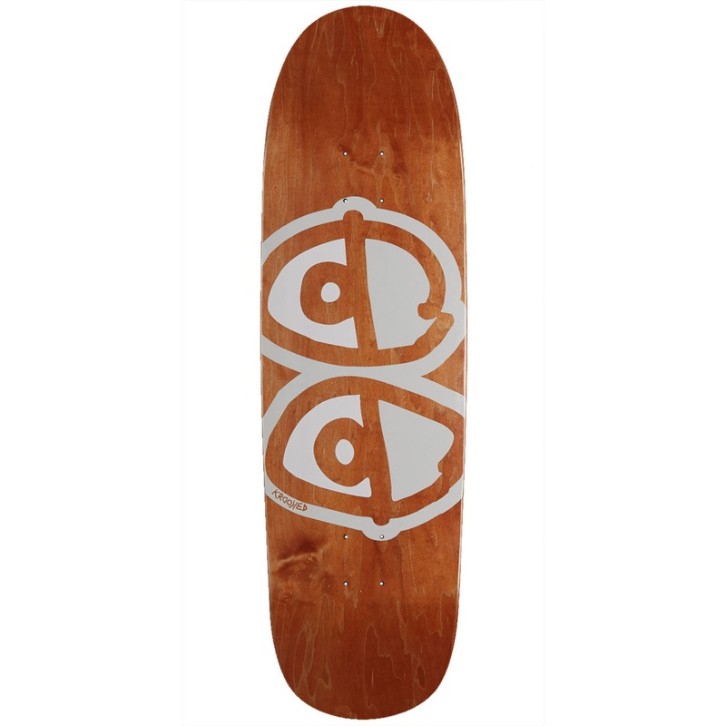 Krooked Team Eyes Shaped Lg Skateboard Deck – 9.30