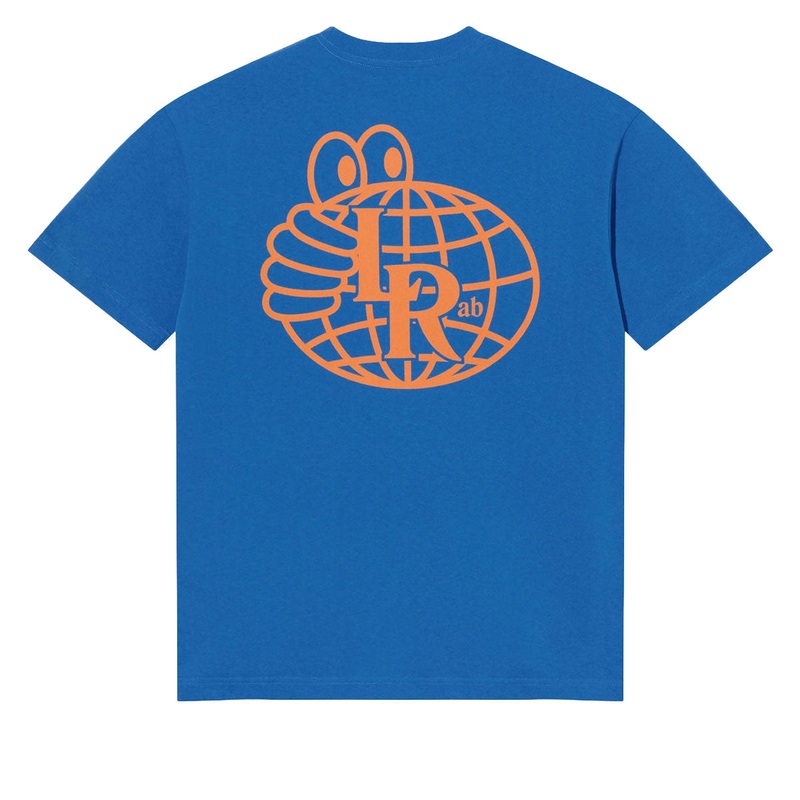 Last Resort AB Atlas Monogram T-Shirt – Royal Blue/Sunset Orange