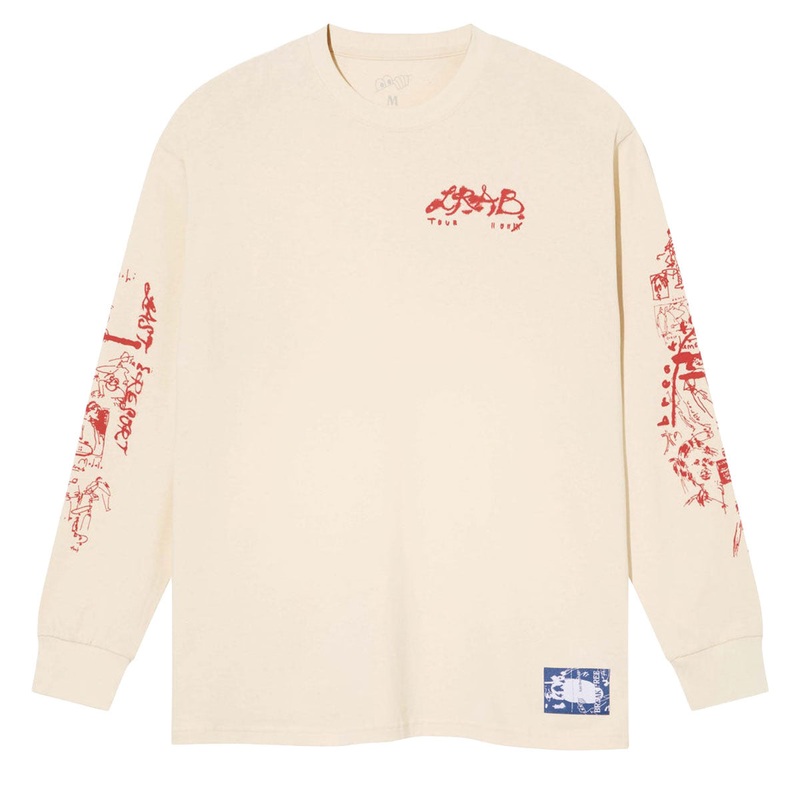 Last Resort AB Tour Long Sleeve T-Shirt – Natural White