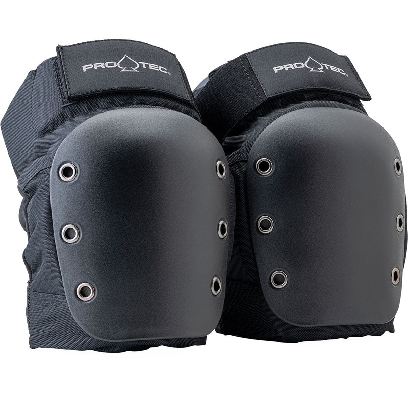 Pro-Tec Street Knee Open Back Pads – Black