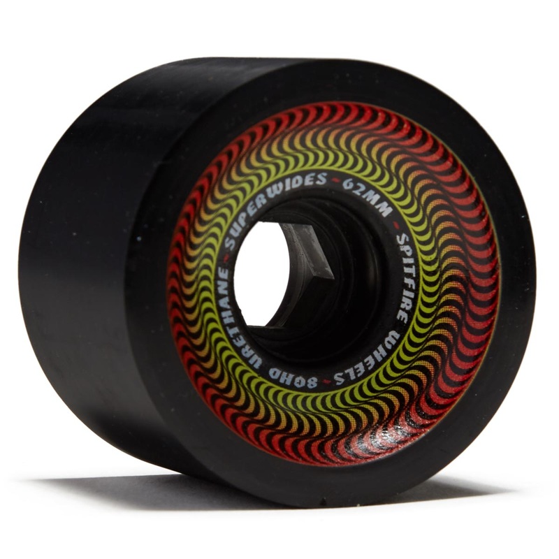 Spitfire 80HD Superwides Skateboard Wheels – Black – 62mm