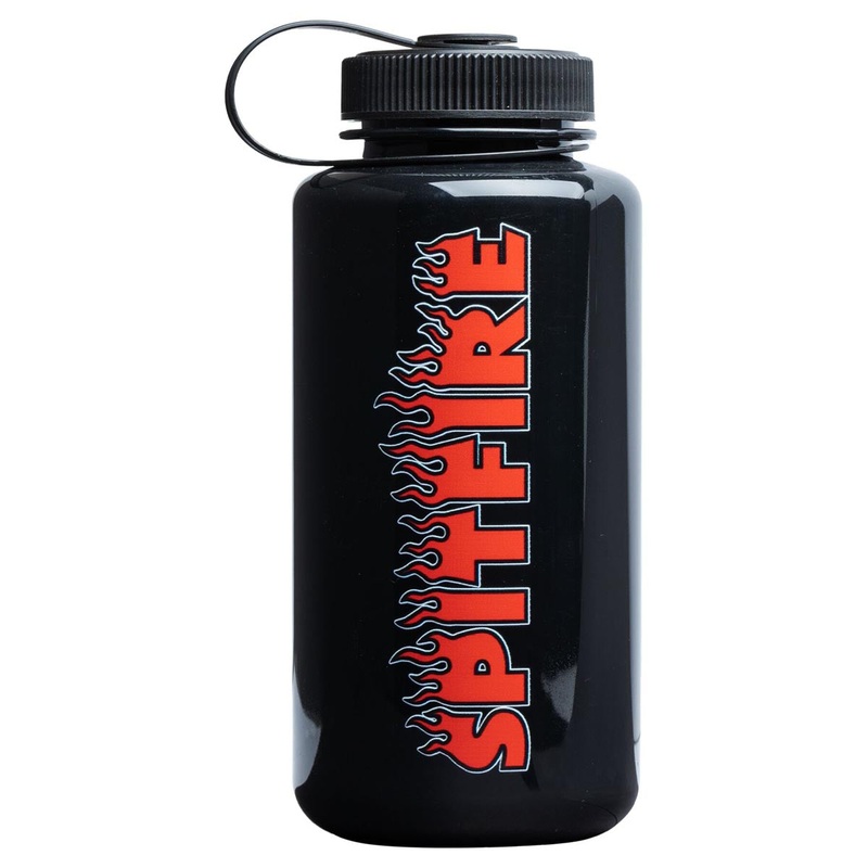 Spitfire Demonseed Script Water Bottle – Opaque Blacks