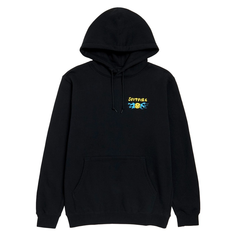Spitfire Happy Classic Hoodie – Black