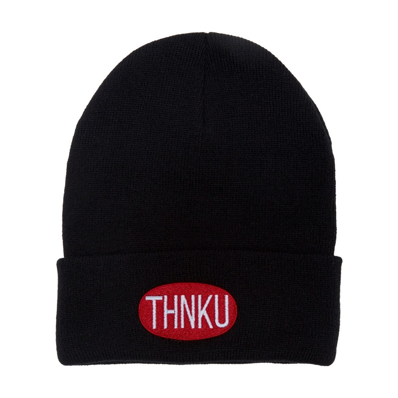 Thank You THNKU Spray Beanie – Black