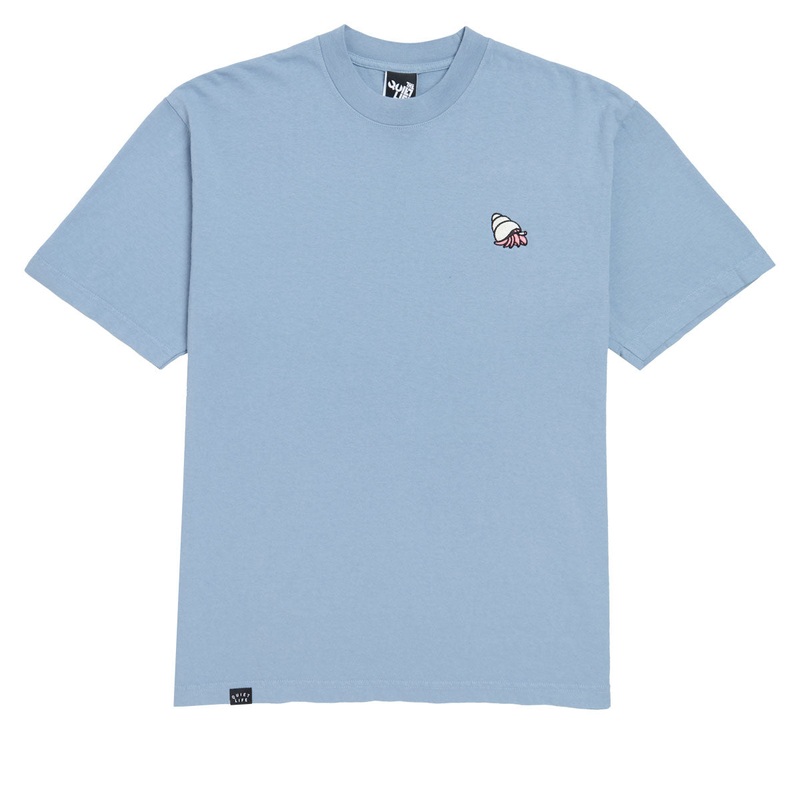 The Quiet Life Smoking Crab T-Shirt – Clear Blue