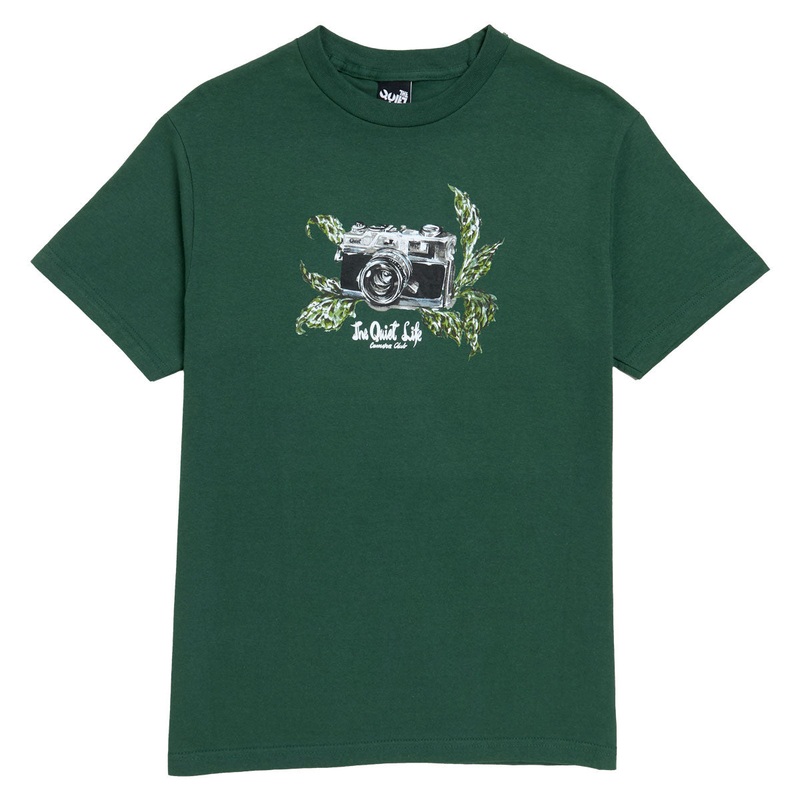 The Quiet Life Swanski Camera T-Shirt – Hunter Green