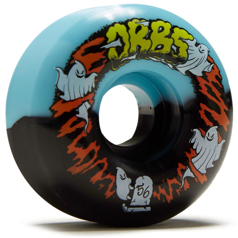 Welcome Orbs Apparitions Round 99a Skateboard Wheels – Black/Blue Splits – 56mm